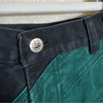 Vintage Blaze Equestrian Bareback Riding Jeans‎ Sz 26 Black Green Colorblock Photo 4