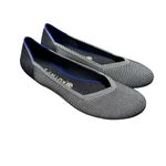Rothy’s Round Toe Flat Slip On Womens Shoes Birdseye Cloud Gray Grey 11.5 Photo 2
