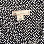 Gap  navy and white geometric print V neck 3/4 sleeve high‎ waisted shirt dress S Photo 7