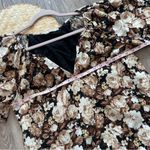 Abercrombie & Fitch  brown floral linen‎ dress Photo 2