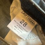 Anthropologie Driftwood Colette Jeans Cropped Embroidered Hem Jeans Size 28 Southwestern Boho Photo 10