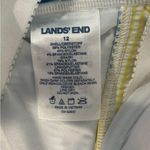 Lands' End NWOT Lands’ End Seersucker Built In Bra Underwire Tankini Swimwear Top Sz 12 Photo 9