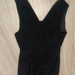 BCBGeneration  Elegant Black V-Neck Romper Photo 2