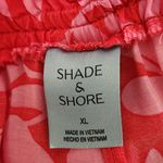 Shade & Shore Pink Floral Print Wide Leg Beach Pants Size XL Floral Resortwear Photo 5