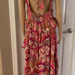 Anthropologie Love The Label Salome Metallic Maxi Dress in Marrakech Pink Photo 10