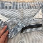 denim shorts Slim Shorts 27 Railroad stripe gap shorts striped shorts Photo 3