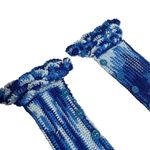 Handmade Blue crochet Handle Cover for Handbags Photo 3