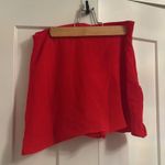 SheIn  Red Skirt with Ruffles With Built in Shorts Photo 3