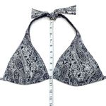 Gideon Oberson Paisley Snake Skin Halter Bikini Top Black Size undefined Photo 7