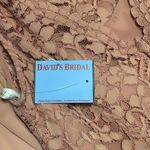 David's Bridal NWT -  Long Bridesmaid Dress w/Lace Bodice (Size 12) Photo 4