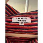 Frankie’s Bikini Coco Top Sunset Stripe Casual Vibrant Preppy Nautical Photo 3