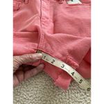 Just USA Shorts Women's Fruit Punch Pink Denim Cuffed Frayed Hem Size 27 Photo 9