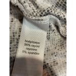 Maurice's  Snake‎ Print Mock Turtleneck Large Gray Blouse Top L Long Sleeve Photo 5