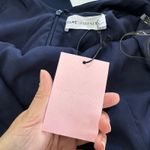 Fame and Partners  Dress Womens 14 Blue Sweetheart Neckline Tie Waist‎ Gown Photo 4