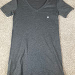 Eddie Bauer  Womens Gray V Neck Short Sleeve T Shirt Top Size M Photo 0