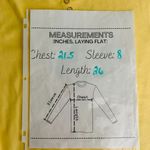 Karen Scott Women's Size XL Butter Yellow Henley Soft Cotton 3/4 Sleeve T Shirt Photo 7