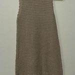 Blue Rair Tan crochet knit dress/swim cover with a scoop neck. Photo 0