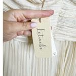 Anthropologie NWT Let Me Be One-Shoulder Pleated Maxi Dress Cream White Medium Photo 5