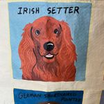 TJ Maxx Puppy Dog Collage Bag Giant Shoulder Tote Reusable Photo 2