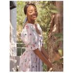 Hill House 💕💕 The Ophelia Midi Dress ~ Sea Creatures Lavender Medium Photo 6