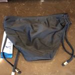 Catalina  black bikini bottoms‎ with side drawstring Photo 5