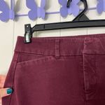 Old Navy women’s high-rise pixie secret smooth pockets maroon stretch pants 0 P Photo 3
