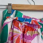 Lane Bryant  White Pink Green Tropical Floral Print Plus Size Skirt Photo 7