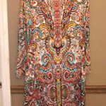 Chico's Chico’s Paisley Tribal Aztec Bell Sleeve Dress Multicolor 0 Photo 1