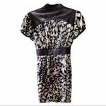 Guess Black White Short Sleeve Button Down Kimono Dress SZ XS Photo 1