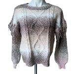 Frye and Co. Crew Neck Long Sleeve Ombre Pullover Sweater Photo 0