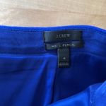 J.Crew 100% Wool Twill Jacquard Jewel Blue No. 2 Pencil Skirt, 4 Photo 4