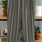 Chico's  Mid-Rise Vertical Stripe Dress Pant Trouser, 4 / Small Photo 0