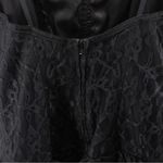 Vintage Nuance 70’s Black Lace Tiered Gothic Fairy Ethereal Prom Dress Size 5(S) Photo 7