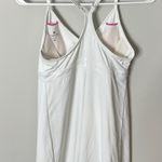 Athleta Shorebreak Swim Dress Athleisure Mini Racerback Built in Bra White Small Excellent Condition Photo 4