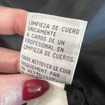 Vtg Together! 12 Trench Coat Black Leather Long Women's Double Breasted Heavy Photo 15