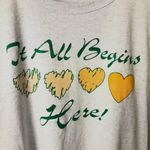 90s Vintage It All Begins Here T Shirt Single Stitch USA Volleyball Varsity Size XL Photo 5