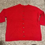 Questions Red Knit Sweater Cozy Casual Winter Plus Size 2X Red Photo 3