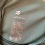 All In Motion ‎ Women's V-Neck Strappy Padded Low Impact Sports Bra Teal Size M Photo 2