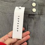 Topshop Glen plaid black and white flared pants never worn Photo 1