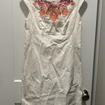 Lilly Pulitzer Dress White Quilt Embroidered Detail Dainty Shift Dress Size 6 Photo 0