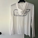 Vineyard Vines White long sleeve hoodie tee Unisex Sz MED cotton Ec No Stains Photo 1