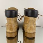 Timberland Vintage 90s Camel Leather Nubuck Lace Up Grunge Round Toe Work Boots Photo 3