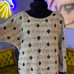 Vintage 1980s Batwing Dolman Sleeve Diamond Pattern Knit Sweater Dress Size undefined Photo 3