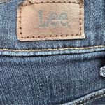 Lee Size 10 Short Relaxed Fit Straight Leg Blue Denim Jeans w/5 Pockets Photo 7