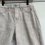Good American  Good Straight women’s 25 white metallic snake skin jeans FLAWS Photo 3