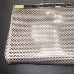St. John FLAWED  Silver Paillette Sparkle Gemstone Clutch Purse Women's Bag Photo 4