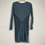 Ace & Jig  Blue Patchwork Lagenlook Long Sleeve Mini Dress Womens XS Boho Swing Photo 1