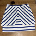 ZARA Woman’s  Trafaluc  Blue and White Striped Skirt  Size Small Photo 1