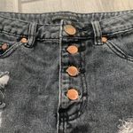 Brooklyn Karma  distressed denim skirt Photo 1