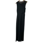 Halston Heritage  Cheer Contrast‎ Gown Sleeveless Formal Dress in Black, Size 4 Photo 14